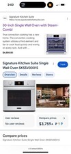 Forno elétrico de parede SKS Signature marca cozinha único novo em folha caixa aberta  comprar usado  Enviando para Brazil