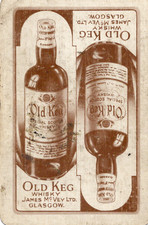 RARO VINTAGE "Whisky - Barril Antigo (McVey, Cartão Marrom)" ÚNICO Cartão de Jogo comprar usado  Enviando para Brazil