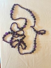 Collana ametista naturale usato  Palermo
