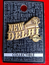 Broche HRC Hard Rock Cafe New Delhi Core nome do destino logotipo novo em folha OVP, usado comprar usado  Enviando para Brazil