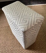 White wicker hamper. for sale  Barnstable
