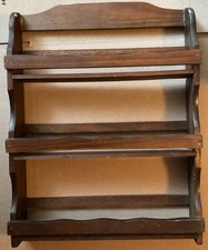 parede rack de especiarias vintage de madeira comprar usado  Enviando para Brazil