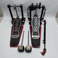 Pedal de bumbo duplo DW 5000 correntes únicas modelo EUA condição de trabalho comprar usado  Enviando para Brazil