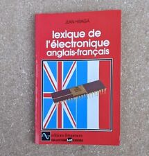 Lexique électronique anglais d'occasion  Cluny