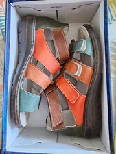 Chaussure sandale cuir d'occasion  Flers