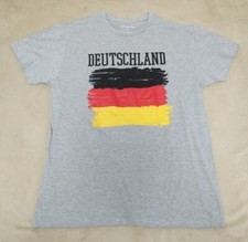 Camiseta Alemanha Alemã Três Cores Bandeira Masculina Fit Cinza Tamanho Grande comprar usado  Enviando para Brazil