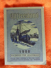Stfriesland kalender 1988 gebraucht kaufen  Krummhörn