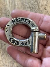 Roda dentada vintage cadeado de bicicleta trava sem chave patente aplicada para comprar usado  Enviando para Brazil