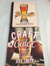 Lot  2  Home Beer making -Craft cider making -  Books comprar usado  Enviando para Brazil