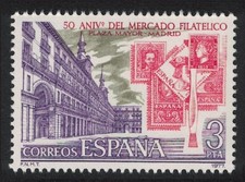 Bolsa Filatélica Espanha na Plaza Mayor Madrid 1977 MNH SG#2464 comprar usado  Enviando para Brazil