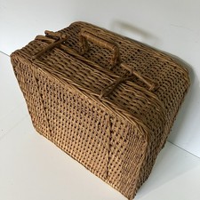 Vintage woven wicker for sale  BARNSLEY