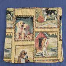 Tapestry dog cushion for sale  HOCKLEY