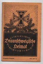 Braunschweigische heimat 1918 gebraucht kaufen  Neugersdorf