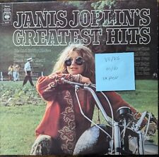 Janis Joplin Greatest Hits Vinyl Record VG/VG CBS65470 1973 1st Press, usado comprar usado  Enviando para Brazil