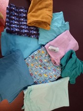 Stoffrestepaket blau grün gebraucht kaufen  Friesack