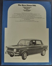 1969 simca 1118 for sale  Olympia