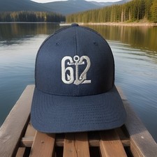 ÂNCORA NÁUTICA #62 LOGOTIPO BORDADO EM CINZA AZUL ESCURO ESTILO CAMINHONEIRO BONÉ SNAPBACK  comprar usado  Enviando para Brazil