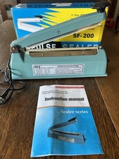 Seladora de sacos manual SF200 AL bolsa plástica shell equipamento de máquina de vedação manual comprar usado  Enviando para Brazil