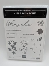 Stampin stempelset wünsche gebraucht kaufen  Zellingen