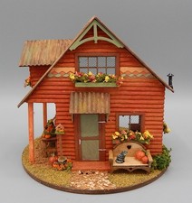 Casa de bonecas Suzanne & Andrews outono casa de campo miniatura escala 1:48 quarto comprar usado  Enviando para Brazil