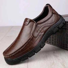 Sapatos casuais masculinos feitos à mão mocassins confortáveis antiderrapantes sapatos comprar usado  Enviando para Brazil