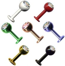 Labret piercing stecker gebraucht kaufen Labret piercing stecker gebraucht kaufen  Bechhofen, Martinshöhe, Wiesbach