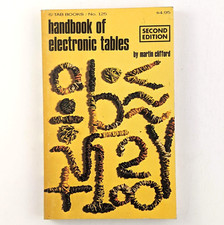 Handbook Of Electronic Tables (1972) - Vintage Electrical Engineering Reference comprar usado  Enviando para Brazil