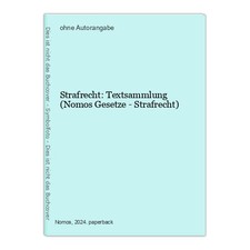 Strafrecht textsammlung gebraucht kaufen  Butjadingen