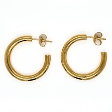 Brincos de argola vintage Tiffany & Co. ouro amarelo 18K 750 Huggie 3,27 g comprar usado  Enviando para Brazil