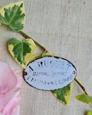 Ancienne petite plaque d'occasion  Le Poinçonnet
