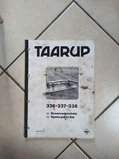 Catalogue piece taarup d'occasion  Les Bordes