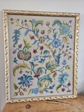 Vintage needlepoint framed for sale  YORK