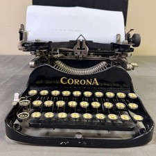 Antigua máquina de escribir plegable Corona 3 con estuche segunda mano  Embacar hacia Mexico