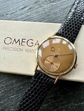 RARO RELÓGIO DE PULSO MASCULINO VINTAGE OMEGA TEDDINGTON ESTRELA VERMELHA 18K CAL.30T2 CIRCA:1944’s comprar usado  Enviando para Brazil