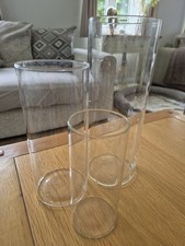 Set glass cylinders for sale  KING'S LYNN