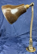 Antique brass gooseneck for sale  MARTOCK