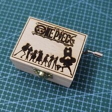 One Piece Binks No Sake Anime caixa de música de madeira manivela feita à mão presente exclusivo comprar usado  Enviando para Brazil