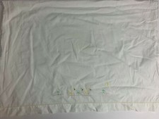 Lençol de berço vintage branco algodão leve BORDADO À MÃO comprar usado  Enviando para Brazil