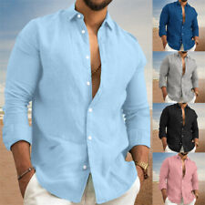 Mens solid linen for sale  MANCHESTER