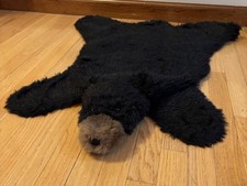 Tapete Carstens Home pequeno de pelúcia preto urso cabine decoração lago LEIA!! comprar usado  Enviando para Brazil