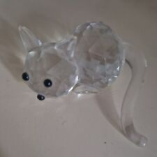 Crystal cat ornament for sale  COVENTRY