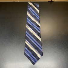 Gravata JOHN W NORDSTROM 100% importada gola de seda listrada azul marinho comprar usado Gravata JOHN W NORDSTROM 100% importada gola de seda listrada azul marinho comprar usado  Enviando para Brazil