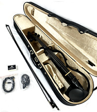 Violino elétrico silencioso YAMAHA SV-130 preto com estojo e arco do Japão comprar usado  Enviando para Brazil