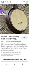 Vintage 1964 banjo for sale  Prestonsburg