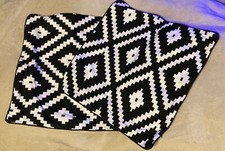 Set kissenbezüge schwarz gebraucht kaufen  Glan-Münchweiler-Umland