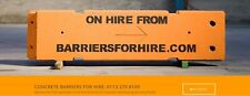 Concrete barrier temporary for sale  LEEDS