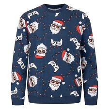 Moletom de Natal masculino Papai Noel Gamer novidade tema Natal camiseta 9-14 anos comprar usado  Enviando para Brazil