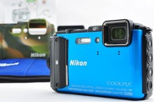 *1 ano Wty para EUA* Nikon COOLPIX AW130 câmera digital à prova d'água azul Japão #6804 comprar usado  Enviando para Brazil
