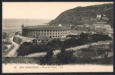 San Sebastian, Plaza de Toros, pocztówka , używany na sprzedaż  Wysyłka do Poland