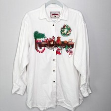 Vintage christmas blouse for sale  Conroe